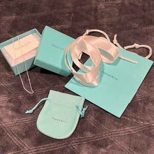 Tiffany & Co 16” Elsa Peretti Sterling silver necklace/chain